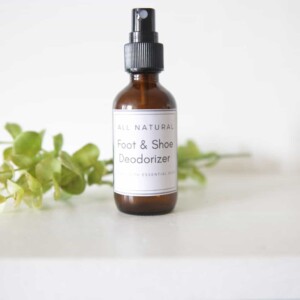 DIY foot deodorizer spray.