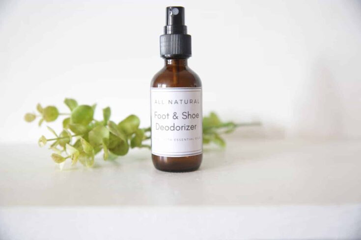 DIY foot deodorizer spray.