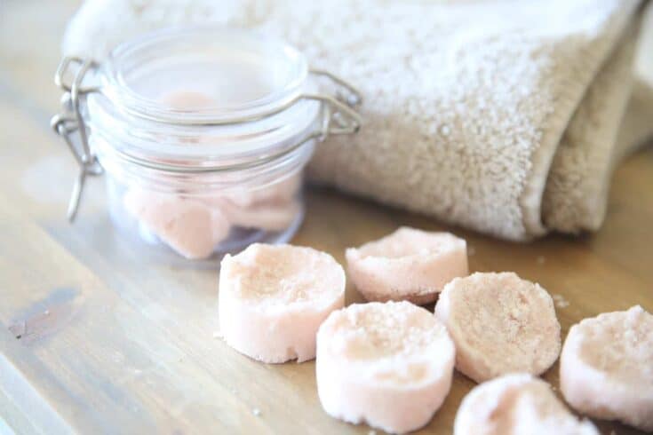 Essential Oil Shower Melts Recipe.