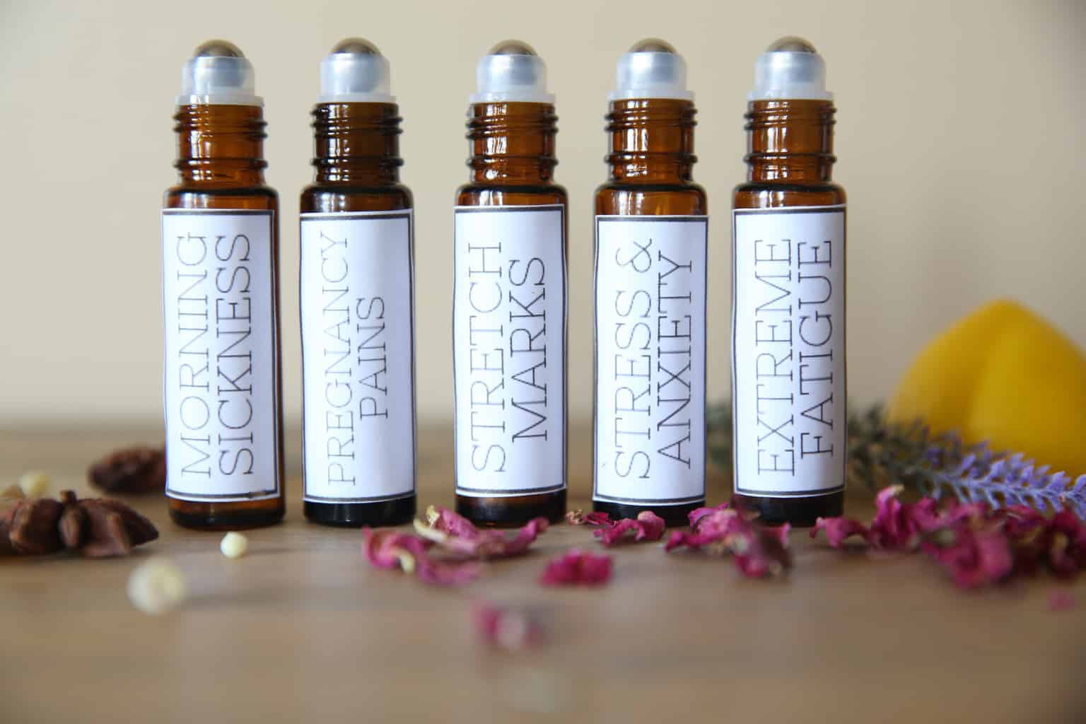 essential oil rollerballs for pregnancy