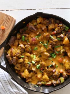 Easy Sausage and Potato Skillet - Chemical-Free Beauty Products