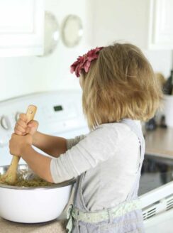 Letting your child help prepare the meal can make them more likely to eat the food, even if it is something they don't usually like to eat.