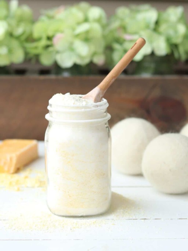 All natural powder laundry soap scented with essential oils.