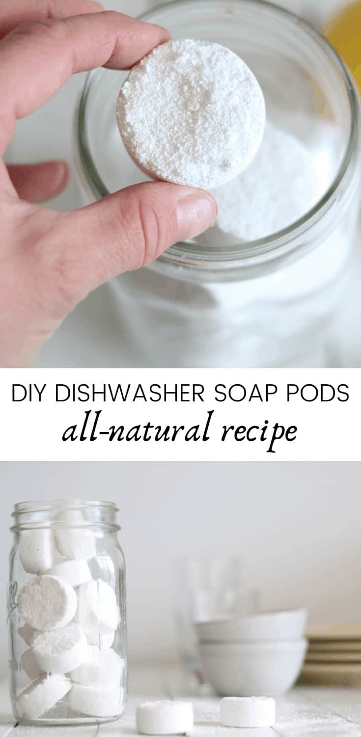 DIY Natural Dishwasher Detergent Pods