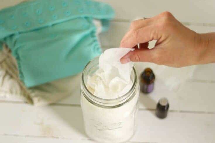 homemade baby wipes