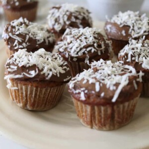 Homemade paleo cupcakes.