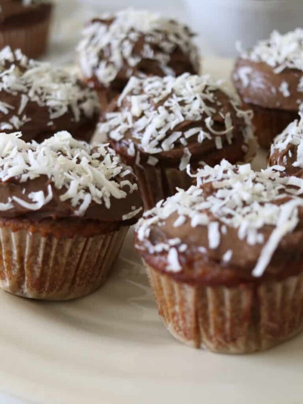 Homemade paleo cupcakes.