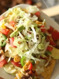 plate of nachos