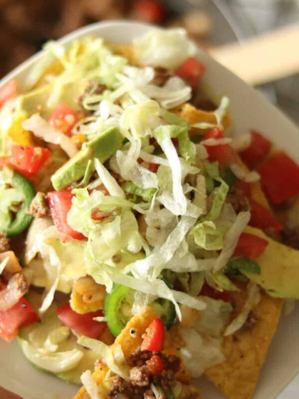 plate of nachos