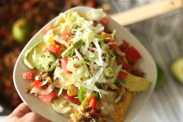 plate of nachos