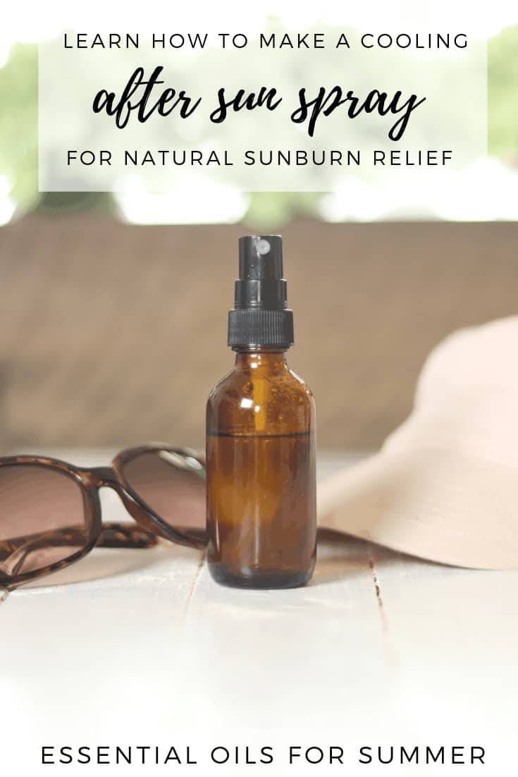 DIY Sunburn Relief Spray - How to Make Homemade Sunburn Relief