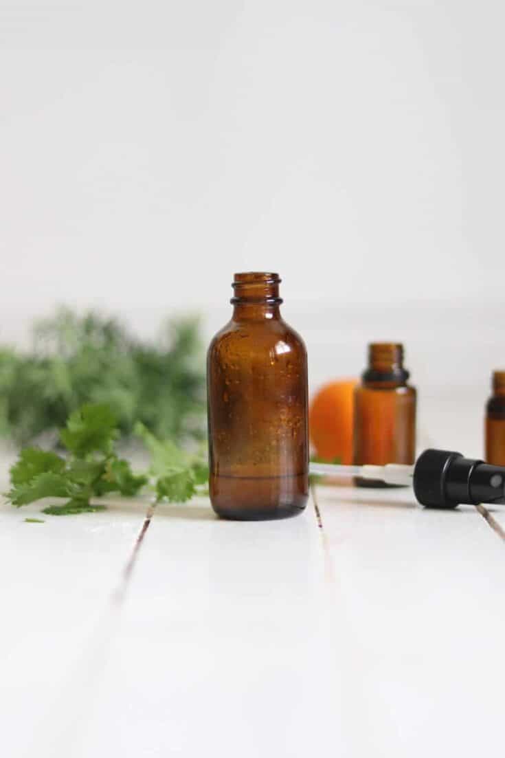 essential oil spray bottle