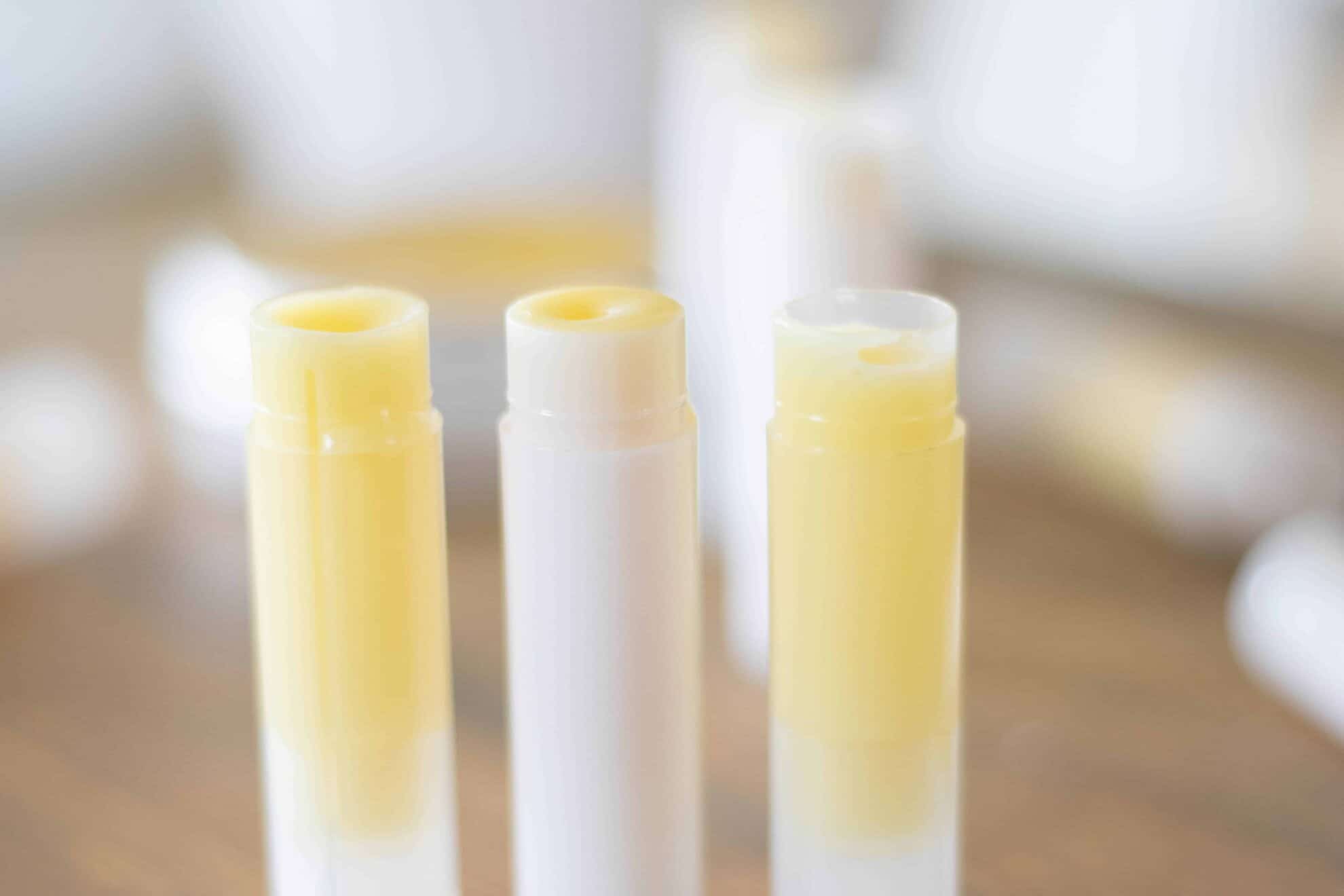 DIY anti itch balm in small tubes.