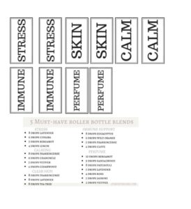 5 Must-Have Essential Oil Roller Bottle Blends - Our Oily House