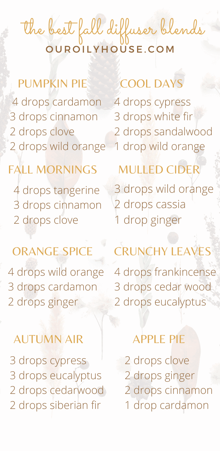 Essential Oil Blends for Fall – 6 DIY Autumn Diffuser Blend Recipes