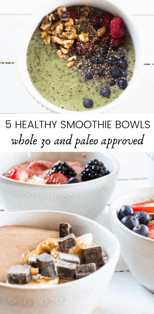 5 Healthy Smoothie Bowl Recipes - Our Oily House