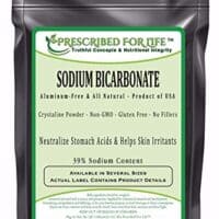 Sodium Bicarbonate - Natural Process USP No. 1 Food Grade Aluminum-Free (Baking Soda) ING: Organic Powder, 2 kg