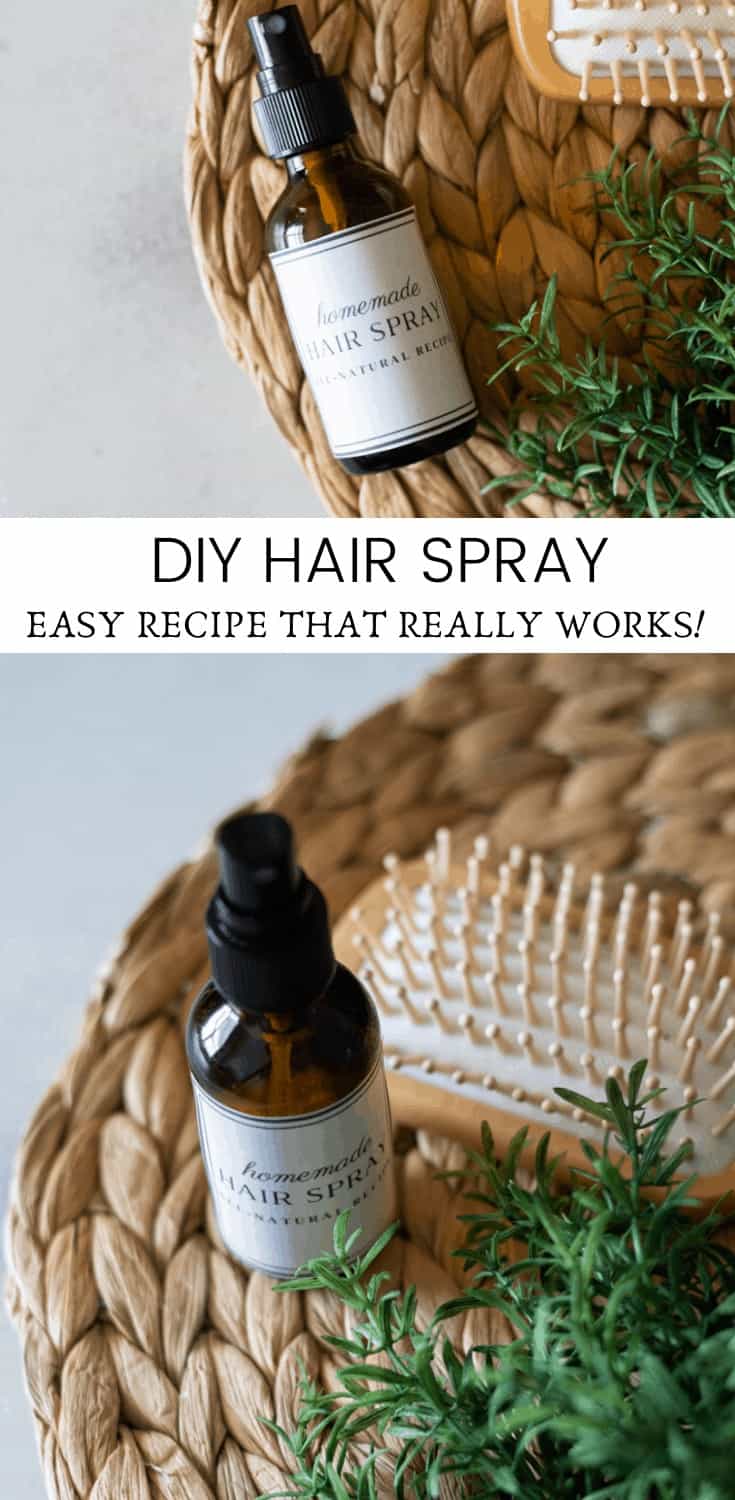 DIY Natural Hair Spray - Our Oily House
