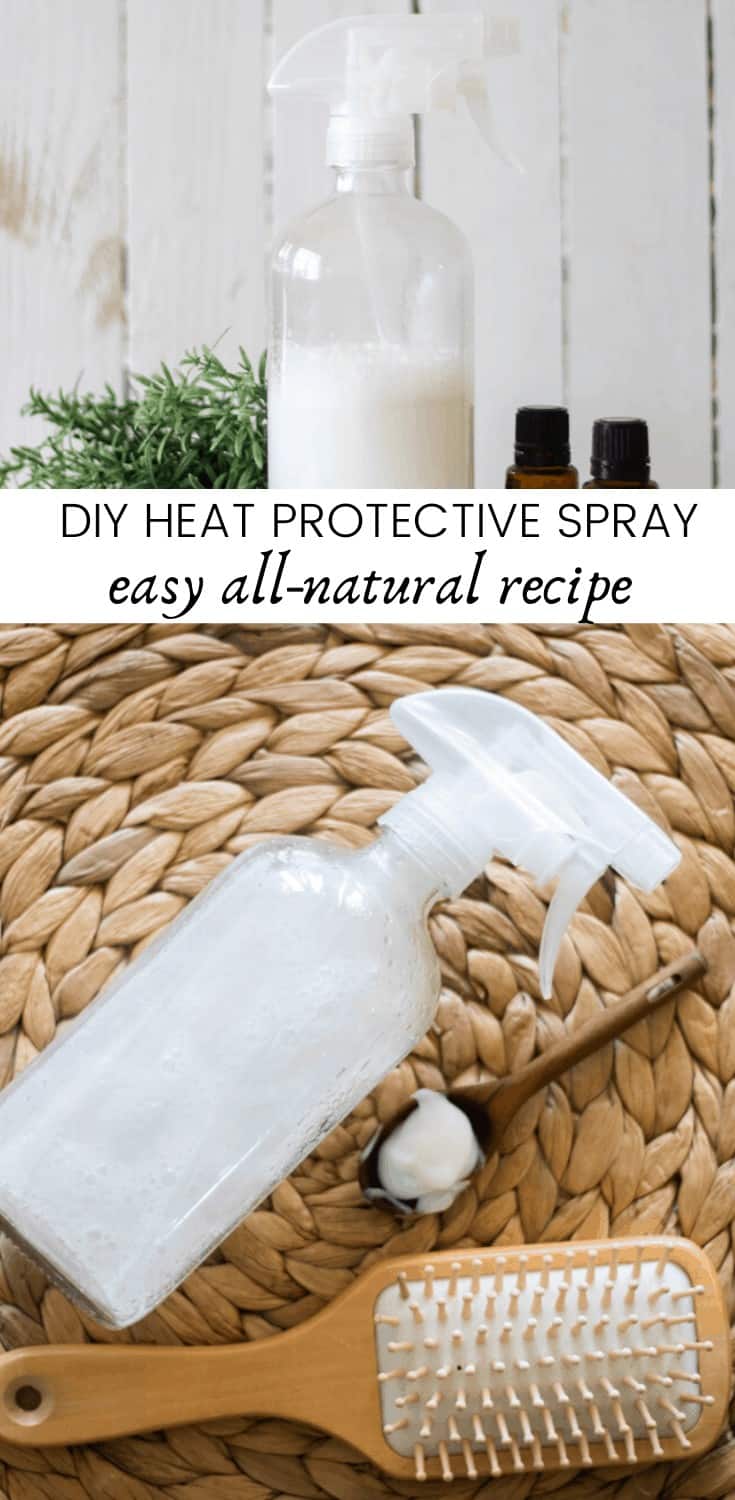 DIY Heat Protectant Spray - Our Oily House