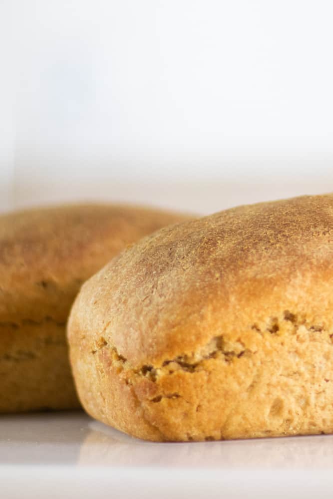 two loaves of sourdough bread