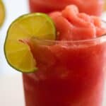 Healthy watermelon slushie