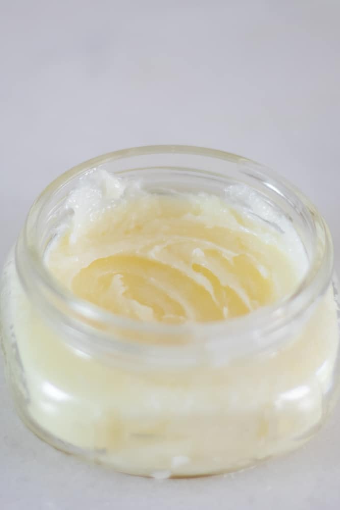 homemade burn salve in wide mouth mason jar