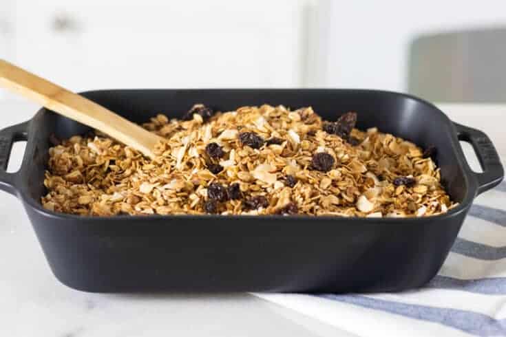 Homemade Honey Granola - Our Oily House