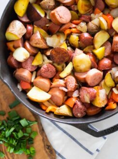 sausage and potato skillet.