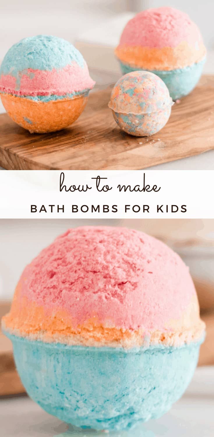 Bath Bomb Recipe for Kids Rainbow Colors Our Oily House