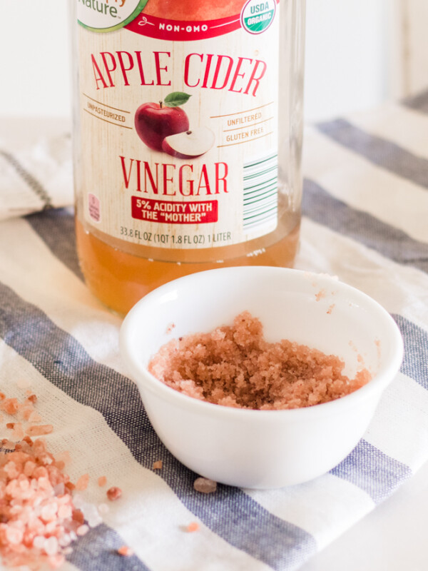 DIY scalp scrub for dandruff.