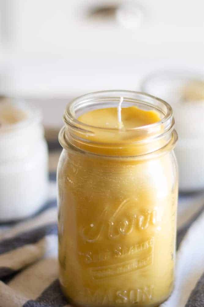 How to Make Homemade Candles with Beeswax or Soy - Live Simply