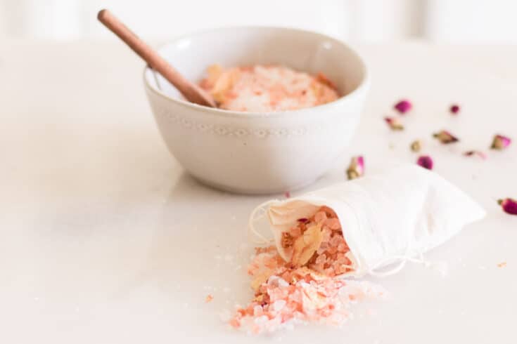 How to Make Rose Bath Salts