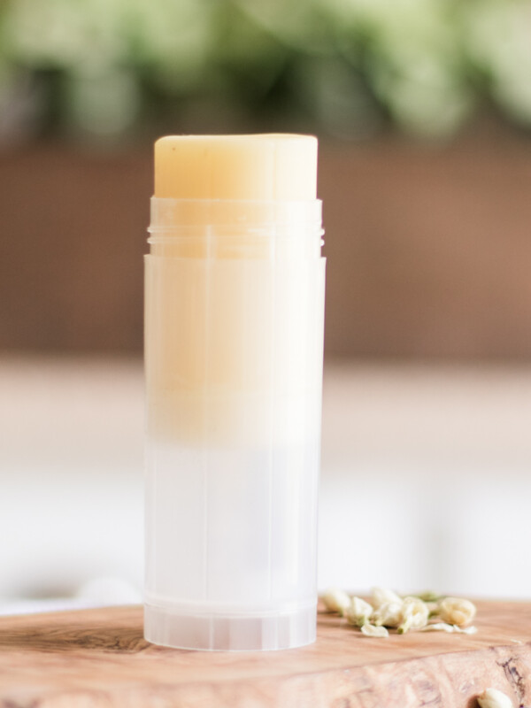 diy foot balm in a twist up stick.