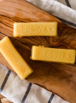 Beeswax bars.