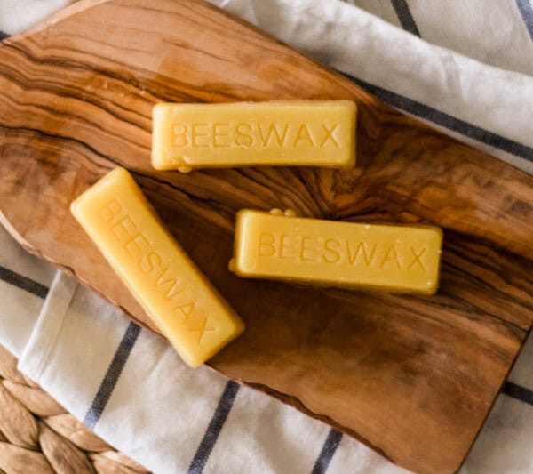 Beeswax bars.