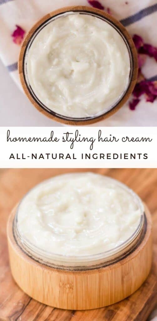 DIY Hair Styling Cream - Our Oily House