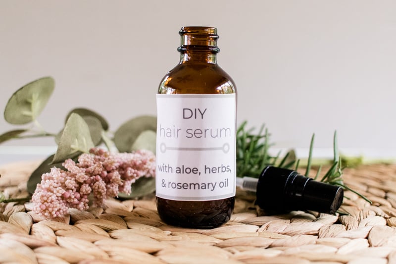 How to Make a Nourishing Hair Serum Homemade Chemical Free