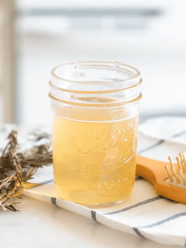 DIY Apple Cider Vinegar Hair Rinse