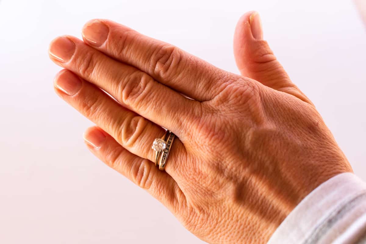 My fingernails after they have gone a whole month without any products on them. 