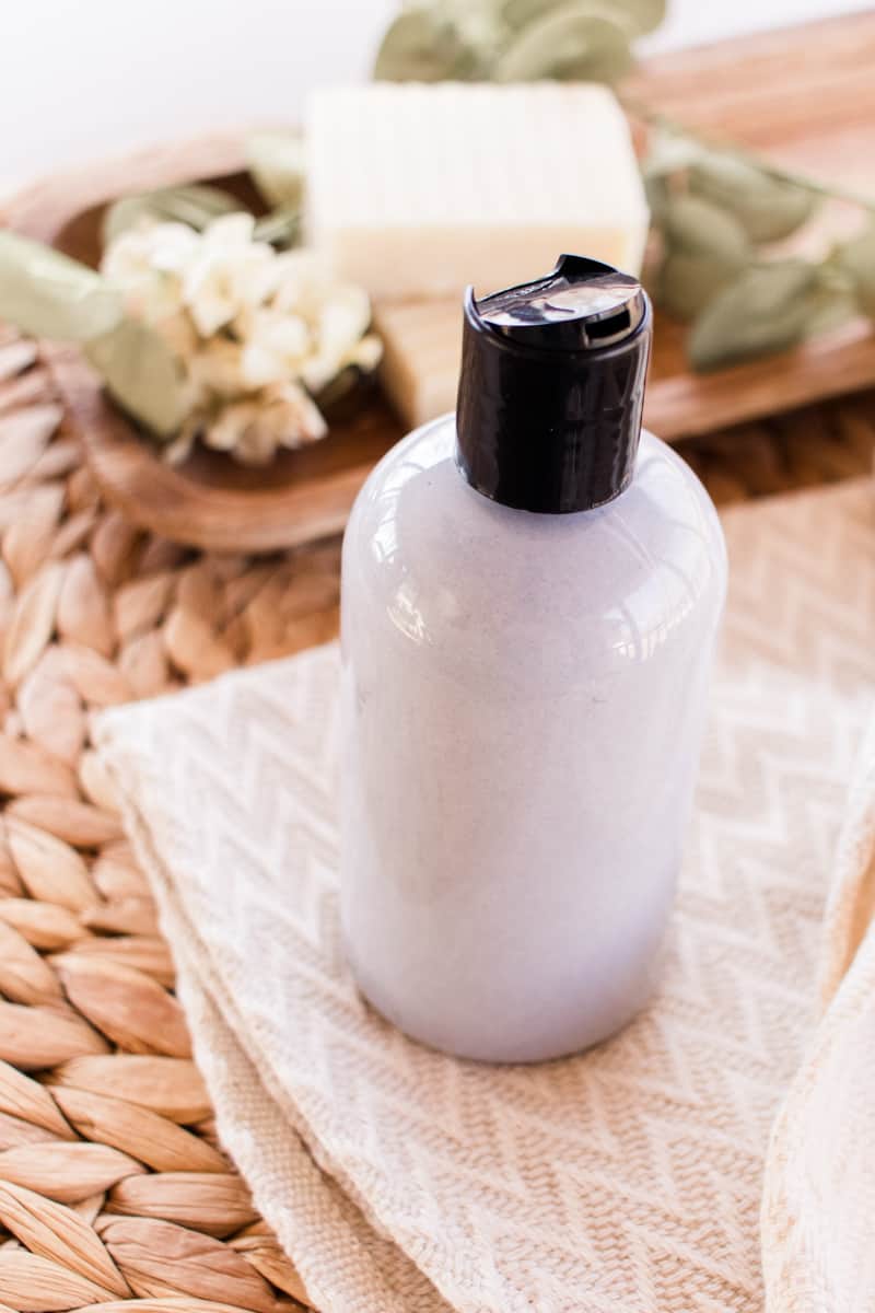 Homemade shampoo for hard water. 