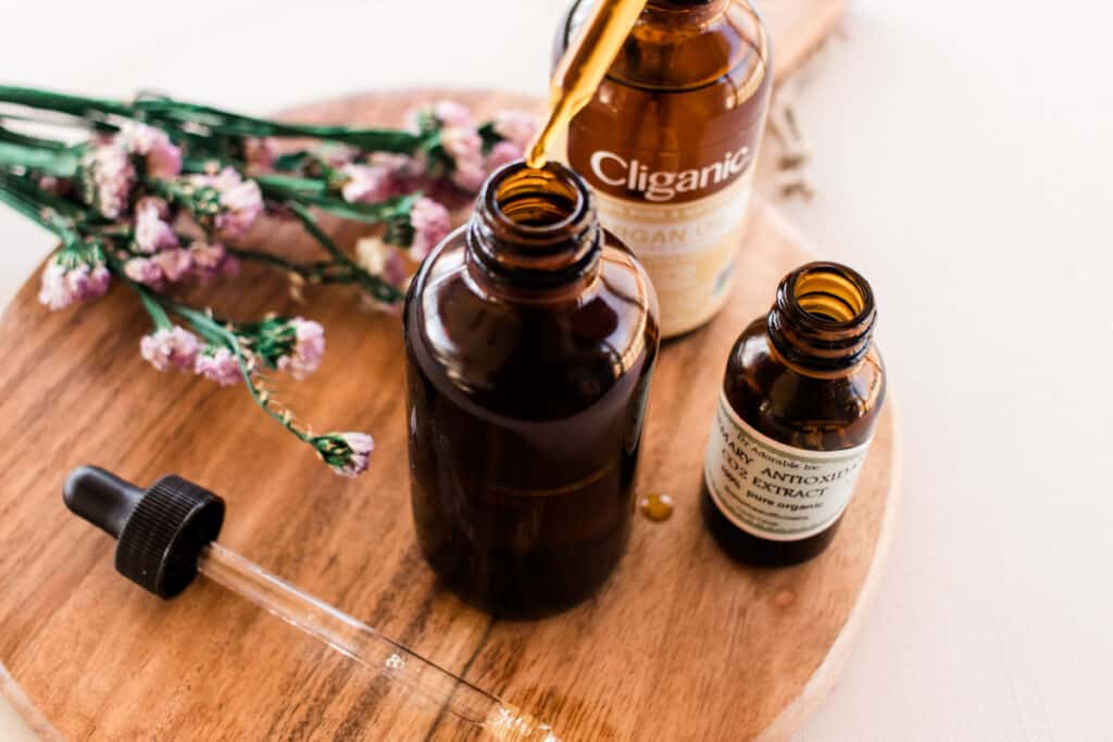 DIY cleansing oil. 