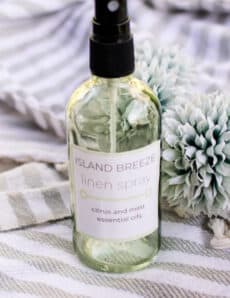 Closet freshener spray.