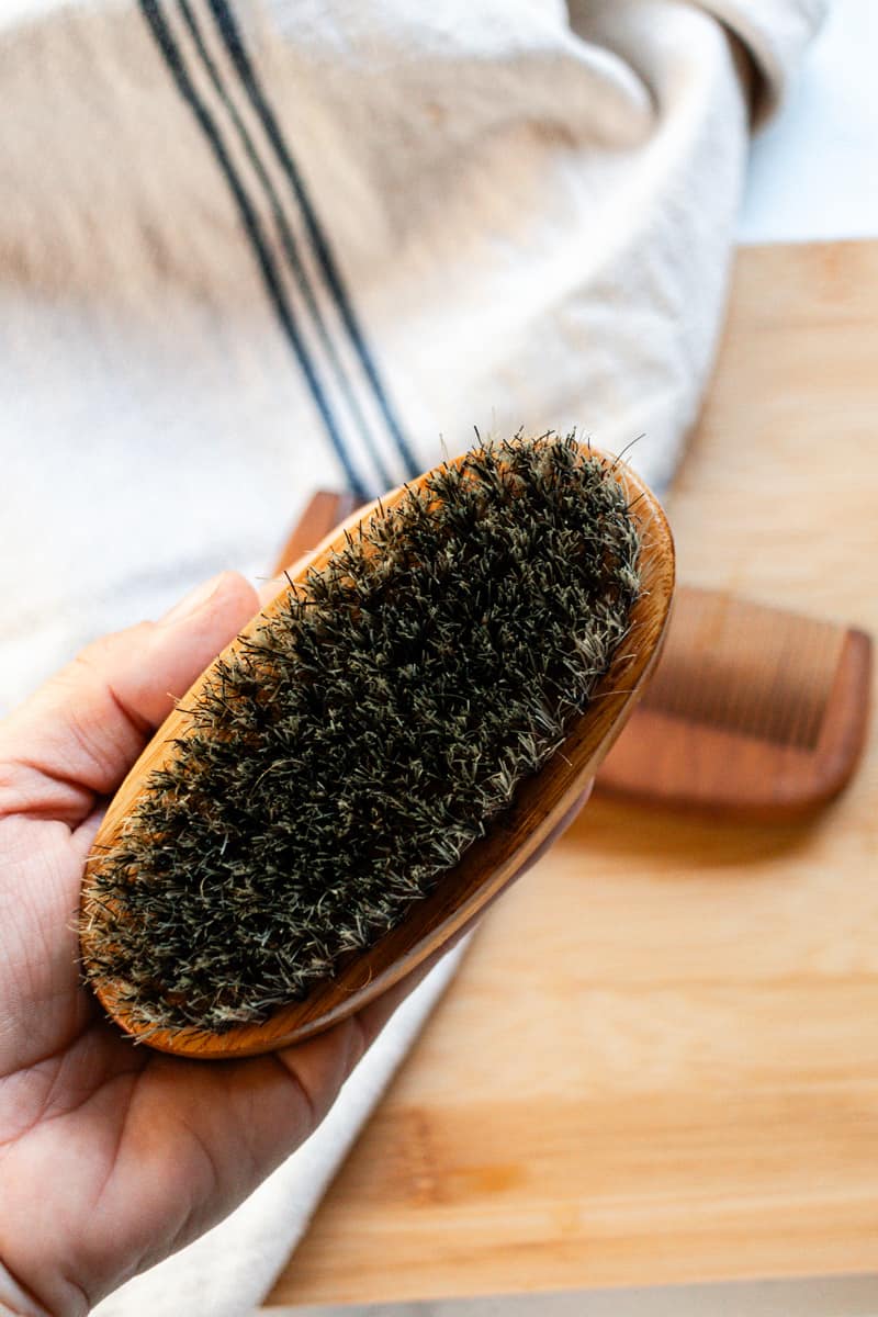 How to Clean a Beard Brush the Right Way - Homemade Chemical-Free