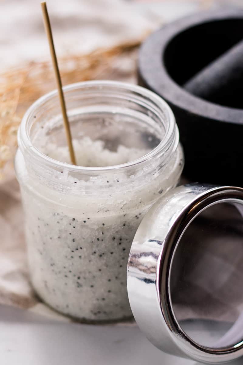 Simple Dead Sea Salt Scrub Recipe Our Oily House