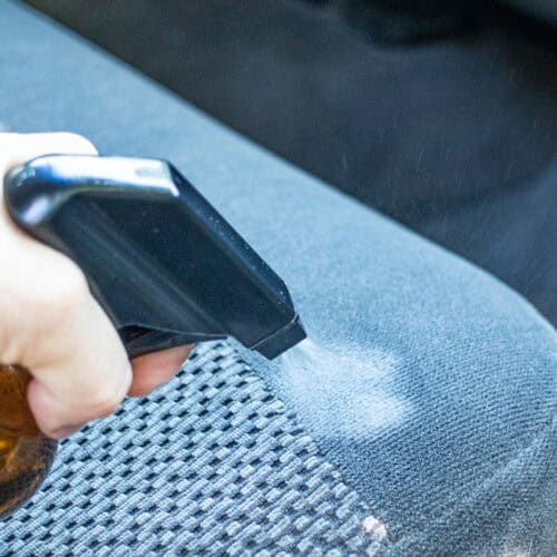 How to Clean Car Seats - Our Oily House